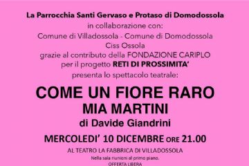 disegno di donna a mezzo busto e papavero stemmi della parrocchia di domodossola del comune di villadossola e domodossola del ciss ossola e della fondazione cariplo