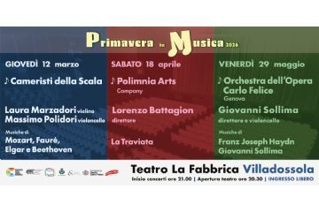 primavera in musica informazioni sui tre concerti