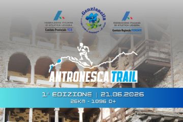 due runner corrono per le strade dell'Antronesca 
