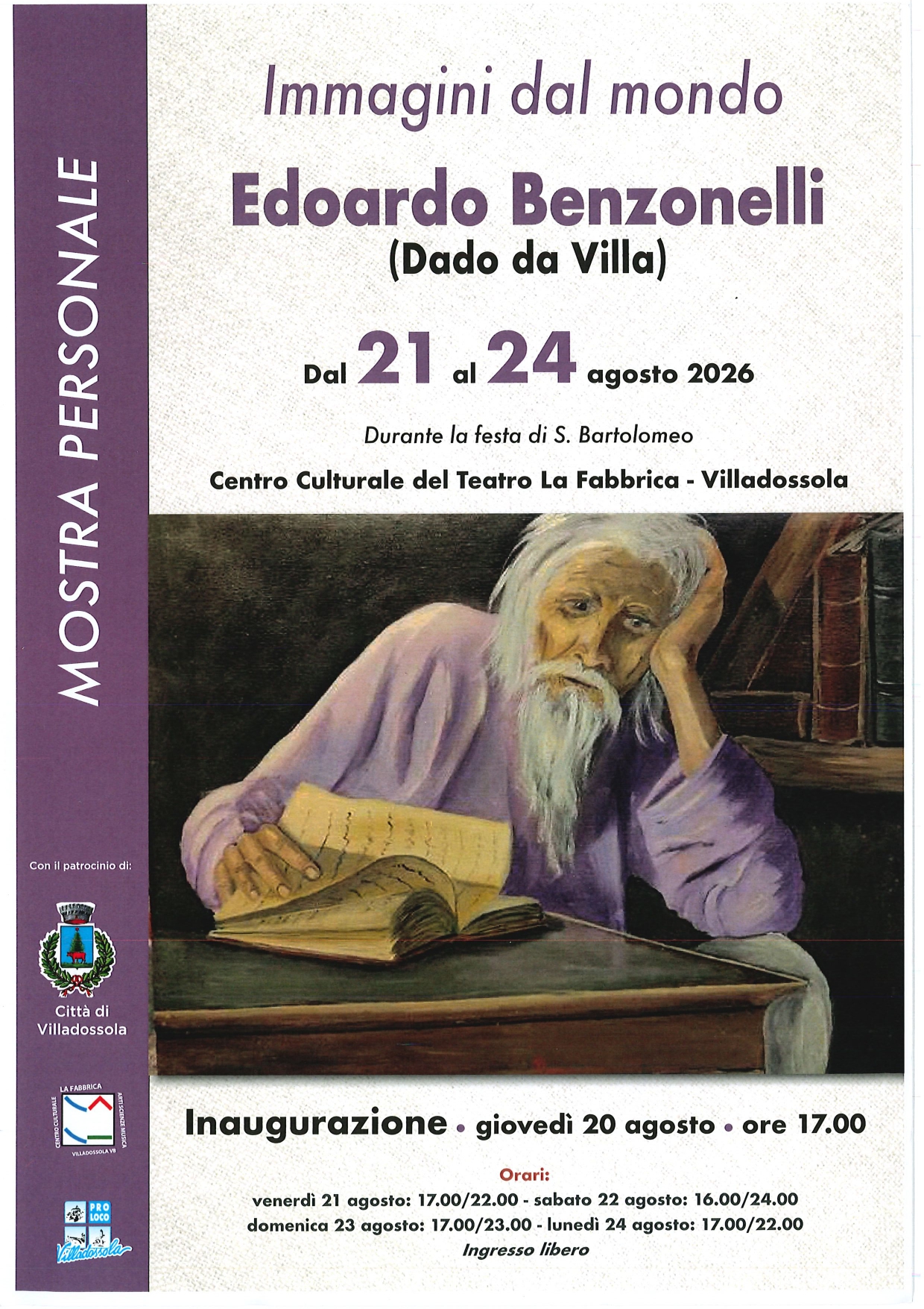 Figura maschile che legge un libro