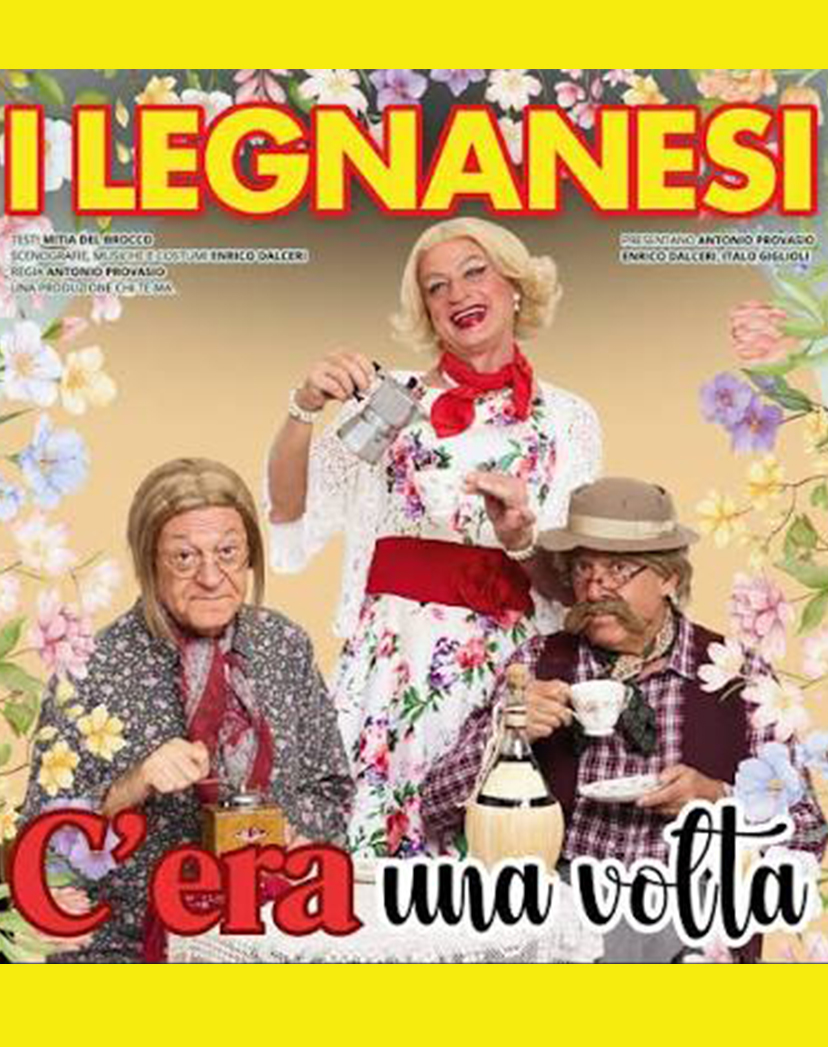 I Legnanesi a tavola mentre prendono un caffè