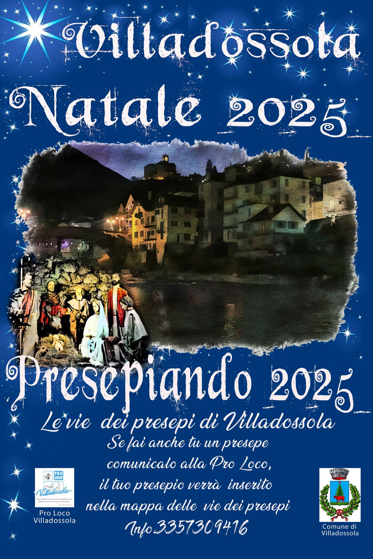 scorcio di villadossola e un presepe