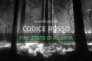 Dichiarazione chiusura stato di massima pericolosità per gli incendi boschivi